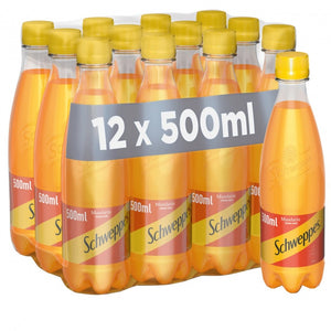 Bax Băutură carbogazoasă Schweppes diverse sortimente, 12x500 ml